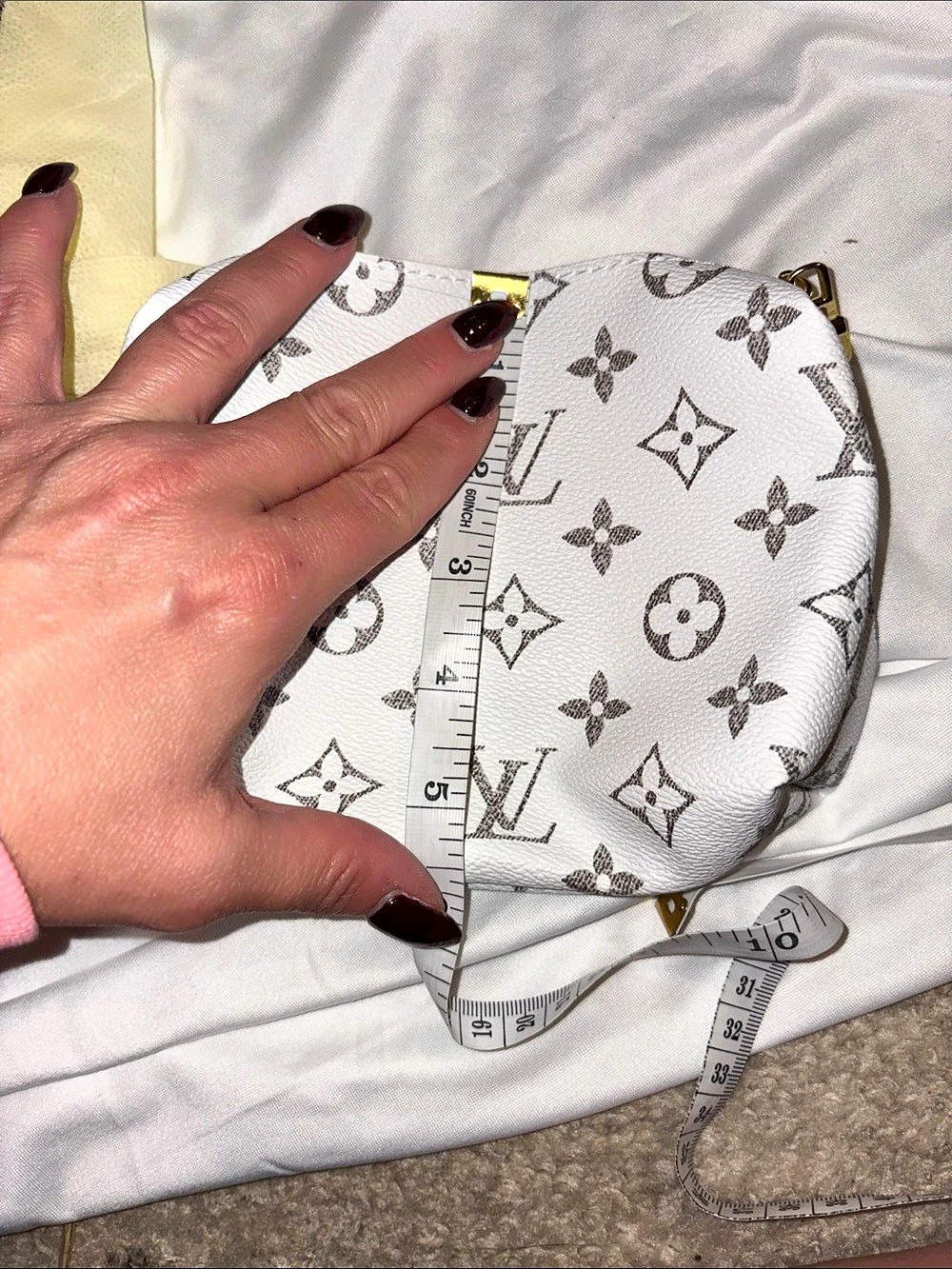 Monogram Clear Tote with Pouch - Picture 11 of 11